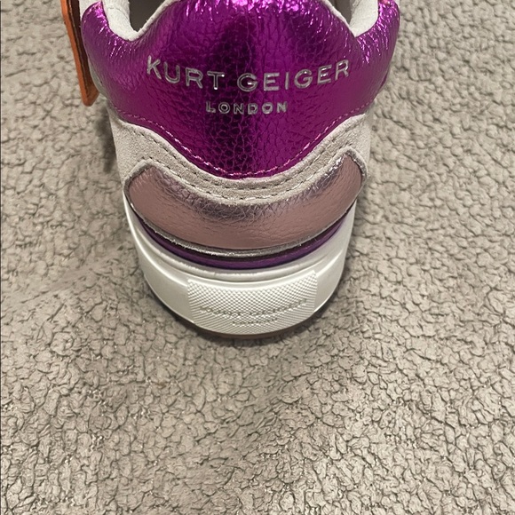 Kurt Geiger White Multicolor Accent Sneakers - Picture 5 of 8